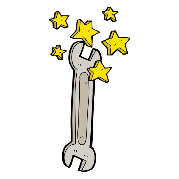 Llave de dibujos animados — Vector de stock