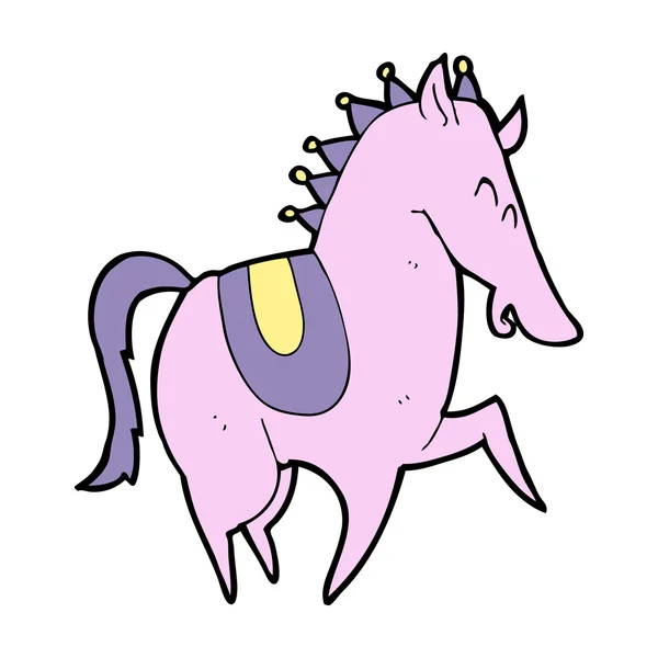 Мультипликационная лошадь — стоковый вектор