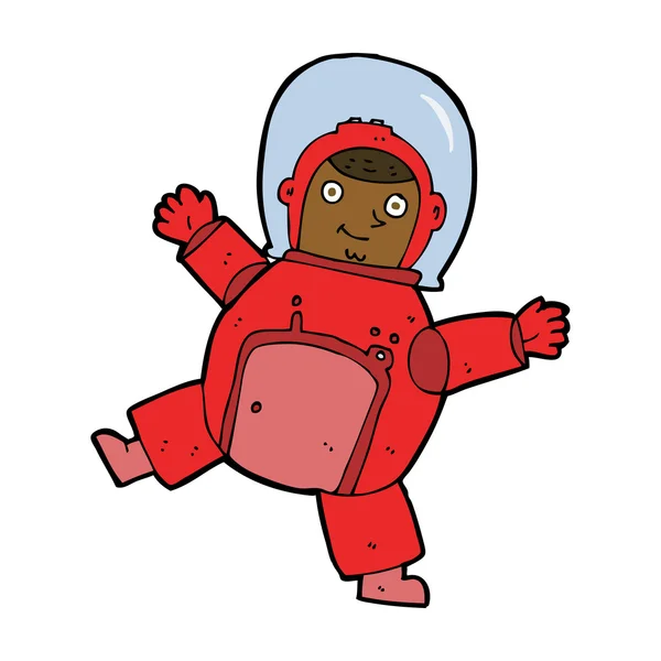Cartoon Astronaut — Stockvector
