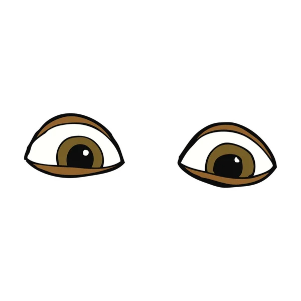 Cartoon ogen — Stockvector