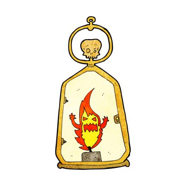 Çizgi Film ürkütücü fener