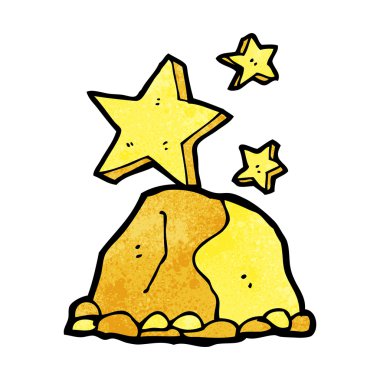 karikatür Altın külçe