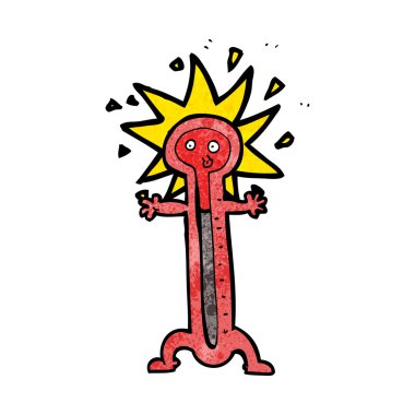 karikatür termometre