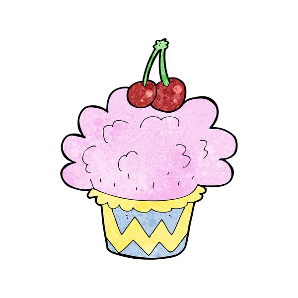 Cupcake cartone animato — Vettoriale Stock