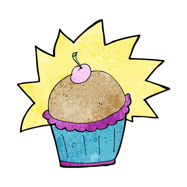 Cupcake cartone animato — Vettoriale Stock