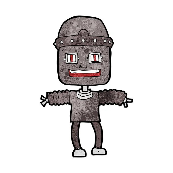 Robot de dibujos animados — Archivo Imágenes Vectoriales