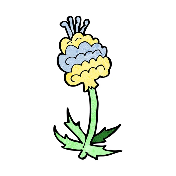 Flor de dibujos animados — Vector de stock