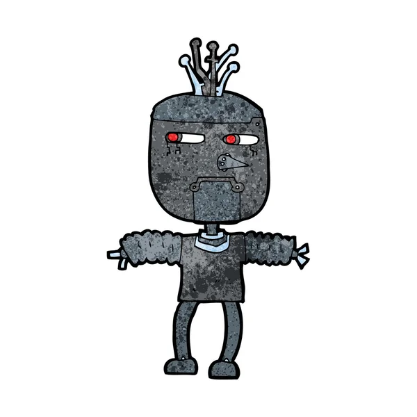 Robot de dibujos animados — Vector de stock