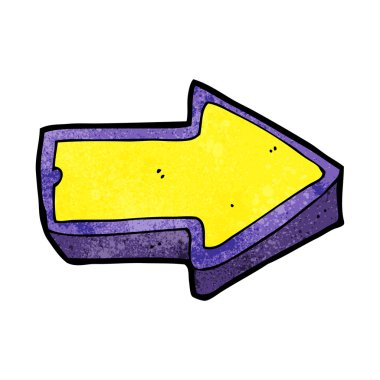 çizgi film ok simgesi