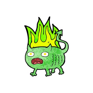 küçük küçük şeytan cartoon