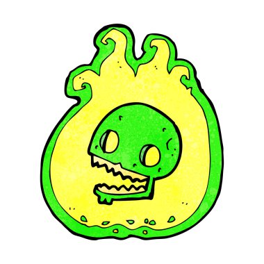 karikatür cadılar bayramı alev sınırı