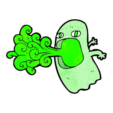 komik karikatür hayalet