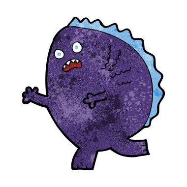 çizgi film canavarı