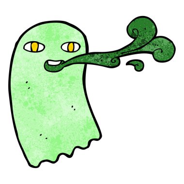 komik karikatür hayalet