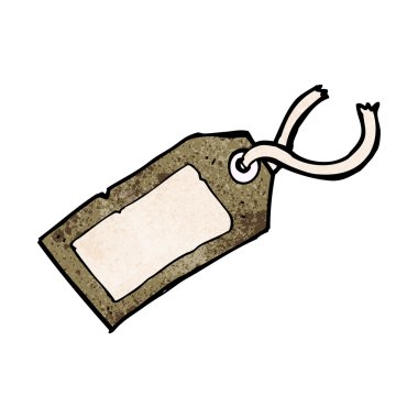 karikatür Bagaj etiketi