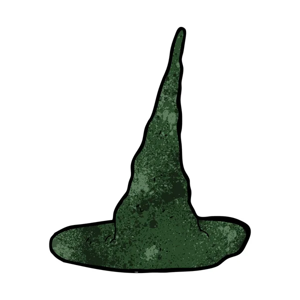 漫画不気味な魔女の帽子 — ストックベクタ