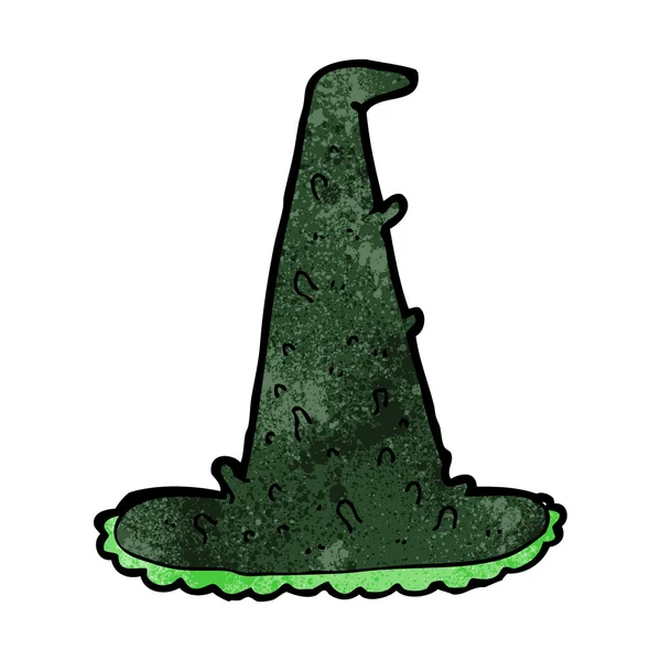 Мультфильм жуткая шляпа ведьмы — стоковый вектор