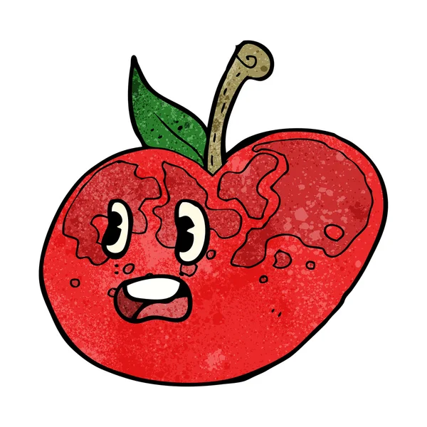 Cartoon-Apfel — Stockvektor