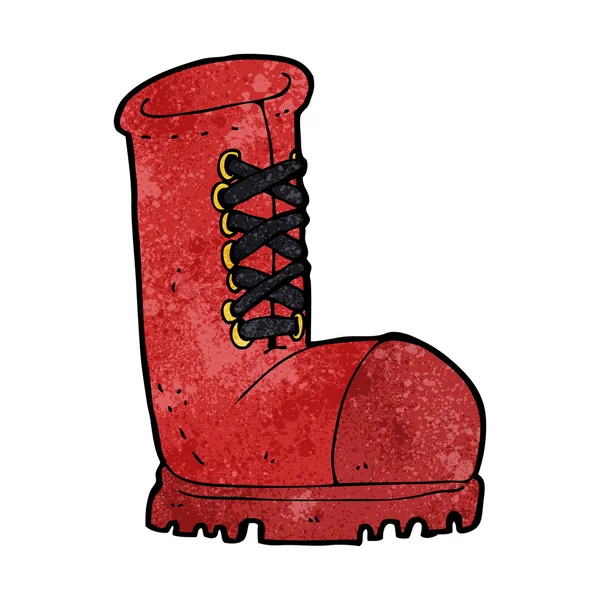 Desenhos animados botas de trabalho velho — Vetor de Stock