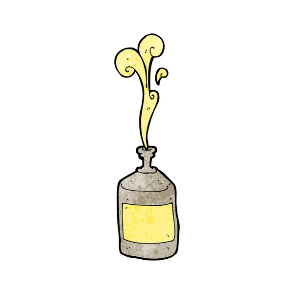 Desenho animado velho squirt garrafa — Vetor de Stock