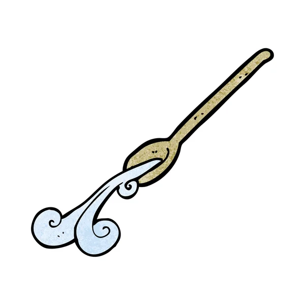 Карикатурная деревянная ложка — стоковый вектор