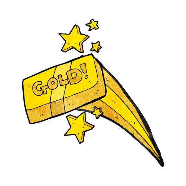 Cartoon bar van goud — Stockvector