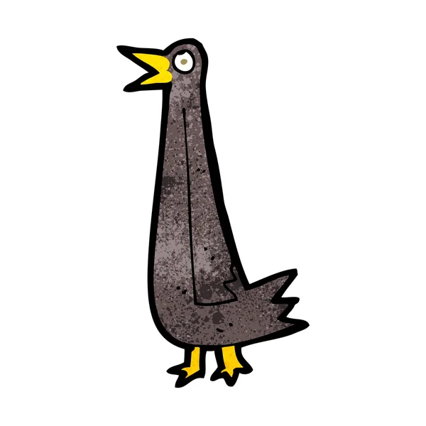 Grappige cartoon vogel — Stockvector