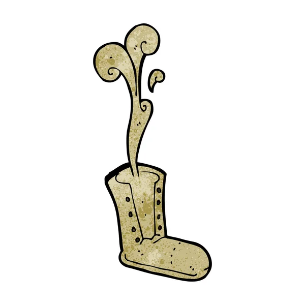 Cartoon old boot — Stock Vector