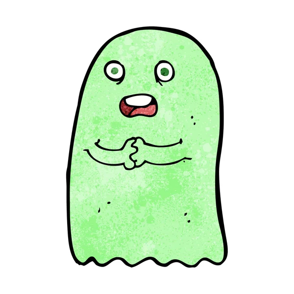 Fantasma divertido de dibujos animados — Vector de stock