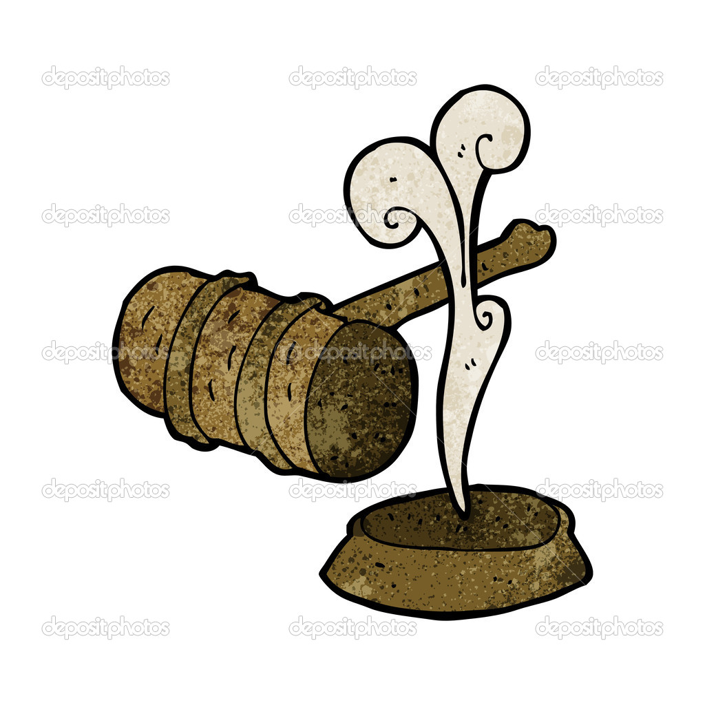 Cartoon gavel Stock Vector Image by ©lineartestpilot 47463075