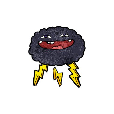 mutlu karikatür bulut