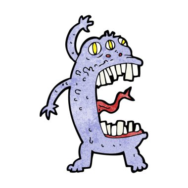 çizgi film çılgın canavar