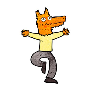 karikatür fox adam