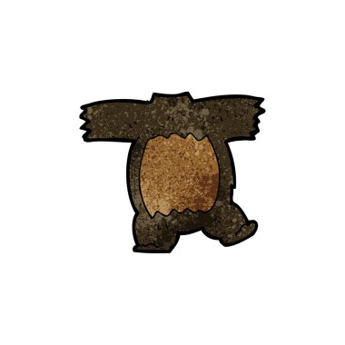 karikatür kara ayı vücudu