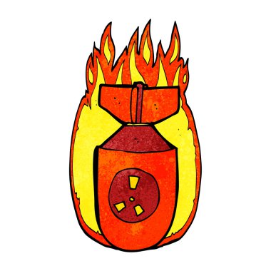 karikatür atom bombası