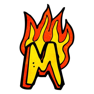 çizgi film yanan mektup