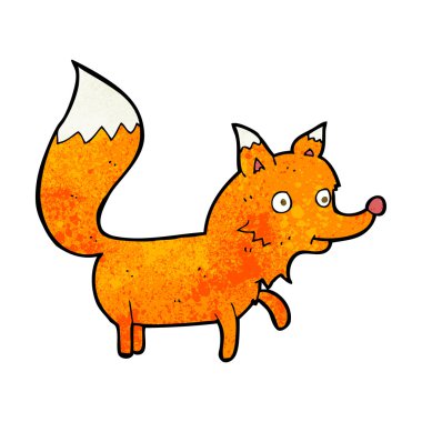 karikatür tilki yavrusu