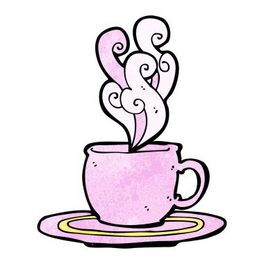 karikatür çay bardağı