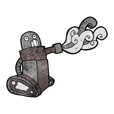 karikatür tank robot