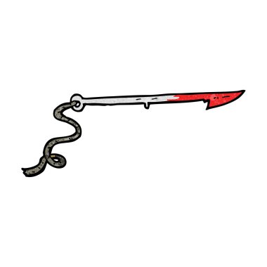 cartoon whaling harpoon clipart