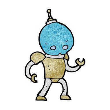 çizgi film uzaylı bir robot