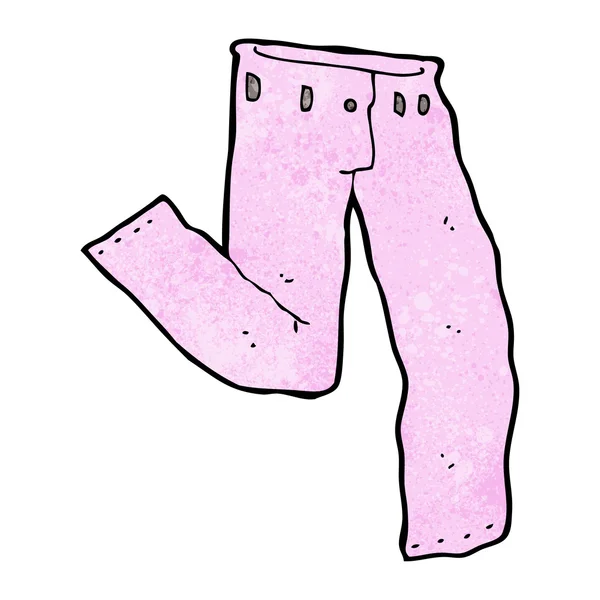 Мультяшна пара рожевих штанів — стоковий вектор