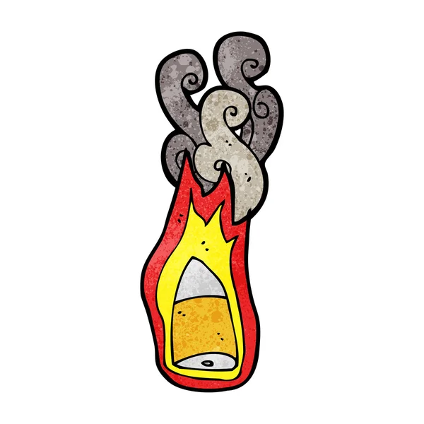 Cartoon-Flammenkugel — Stockvektor