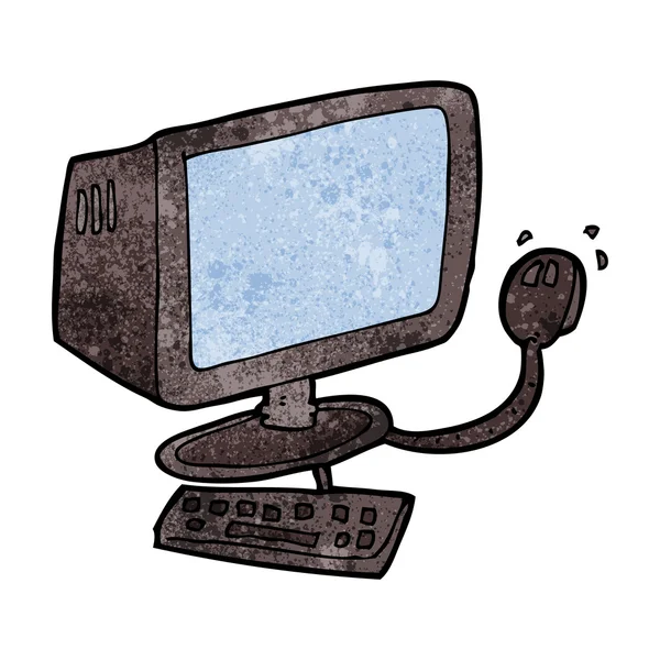 Komputer kreskówka — Wektor stockowy