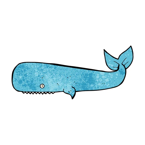 Cartoon whale — Stock vektor