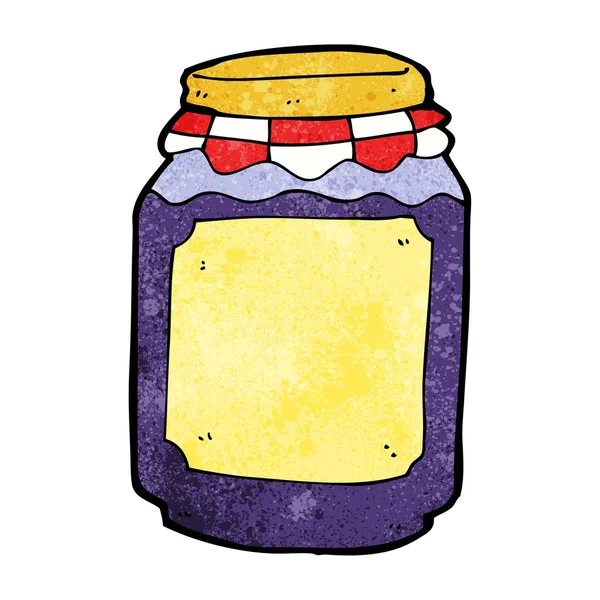 卡通果酱罐 — 图库矢量图片