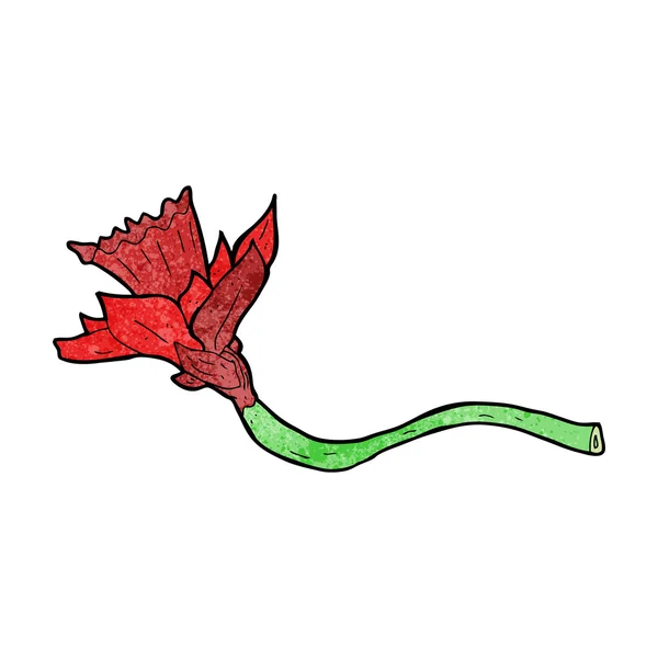 Cartoon påsklilja blomma — Stock vektor