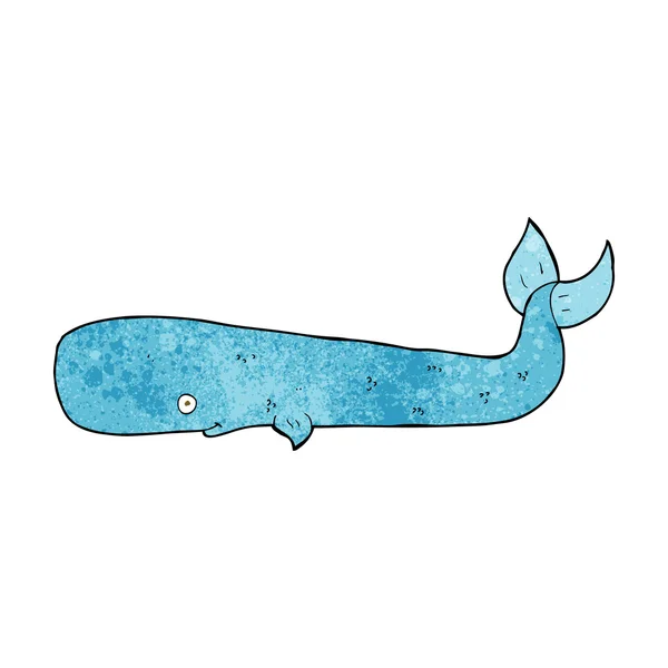 Cartoon whale — Stock vektor