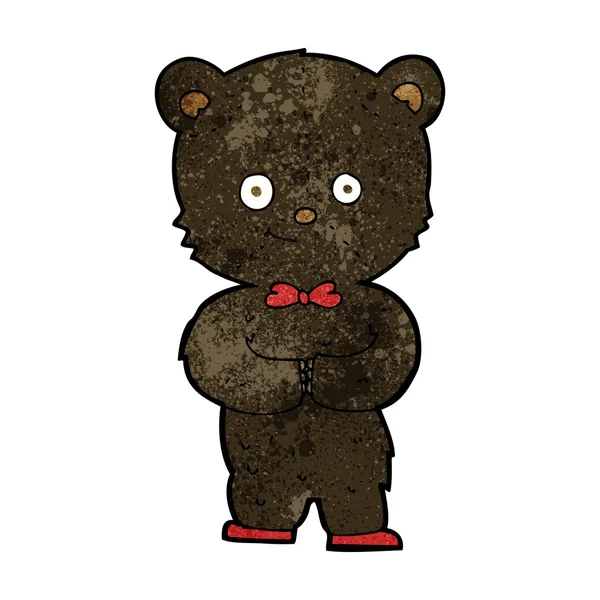 Desenho animado pequeno urso bonito — Vetor de Stock