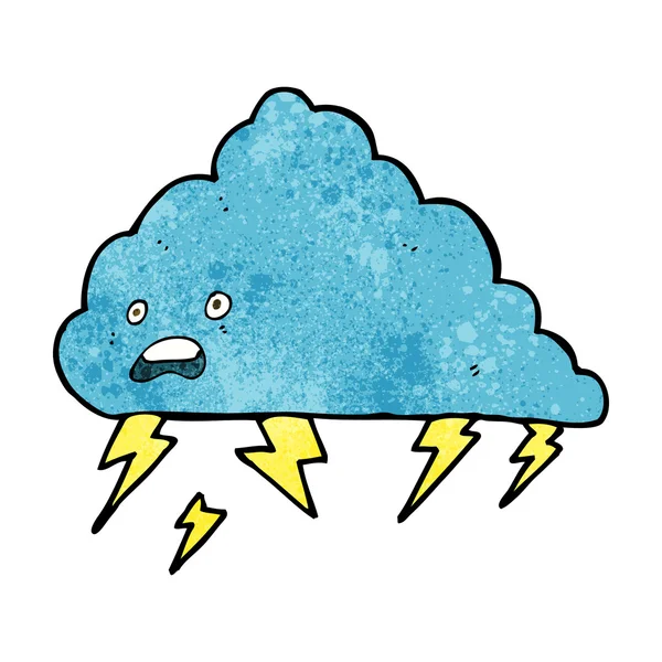 Kreslený bouřkový mrak — Stockový vektor